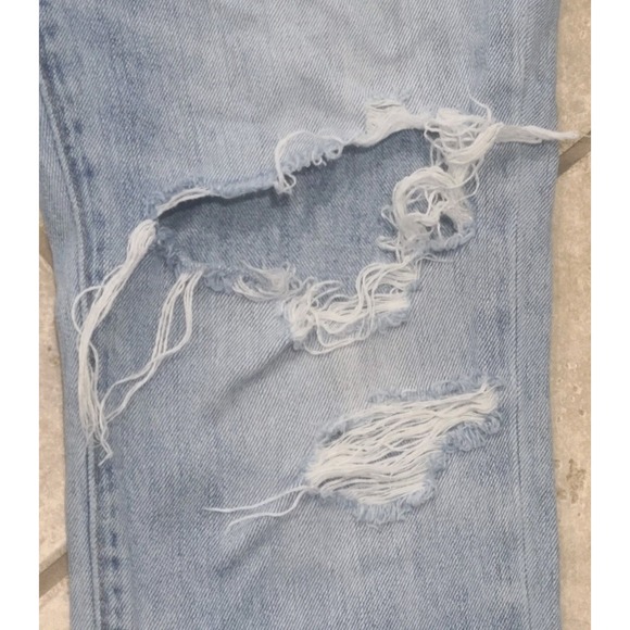 Lucky Brand Sienna Slim Boyfriend Jeans Women 2/26 Distressed Floral Print - Picture 5 of 10